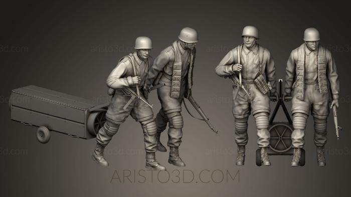 Military figurines (STKW_0047) 3D model for CNC machine